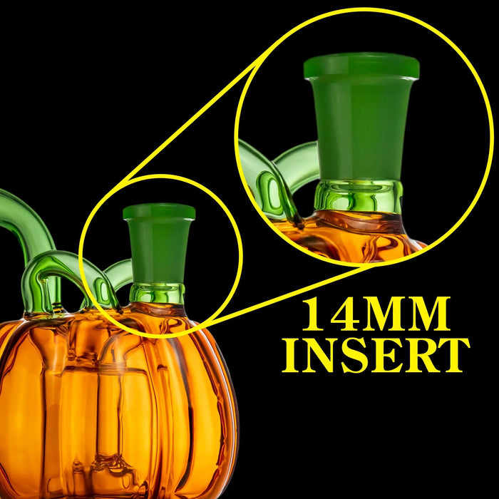 Mj Arsenal Turbo Pump Waterpipe (Pumpkin) - Day N Night | CBD, Kratom, Nootropic, Vape, Smoke, Head Shop